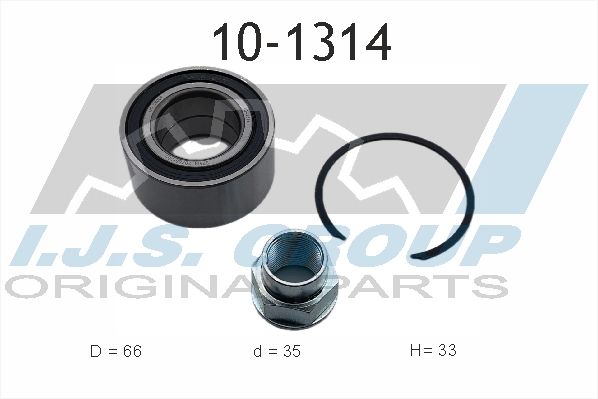 Подшипник ступичный fiat: cinquecento 0.7/0.7 i/0. - IJS 101314