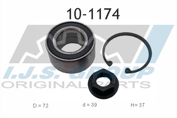 Подшипник ступичный ford: fiesta v 1.25 16v/1.3/1. - IJS 101174