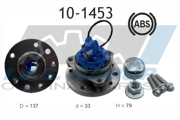 Подшипник ступичный opel: astra h 1.9 cdti/2.0 Turbo 04-, astra h GTC 1.9 CDTi/2.0 Turbo 05-, astra h TwinTop 1.9 CDTi 05-, astra h 1.9 cdti 04-, astra h 1.9 cdti 04-, ZA - IJS 101453