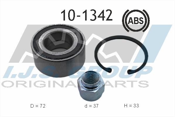 Подшипник ступичный peugeot: 207 1.4/1.6 16V VTi 0 - IJS 101342