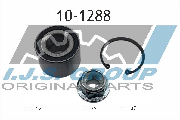 Подшипник ступичный renault: 19 i 1.7/1.7/1.8 16v/1.9 d 88-94, 19 i Cabriolet 1.7/1.8 16V 91-92, 19 i Chamade 1.7/1.7/1.7/1.7/1.8 16v/1.9 d/1.9 TD 88-92, 19 II 1.4/1.7/1. | перед | - IJS 101288