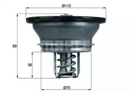 Термостат volvo NEW T=92град. - Knecht THD382
