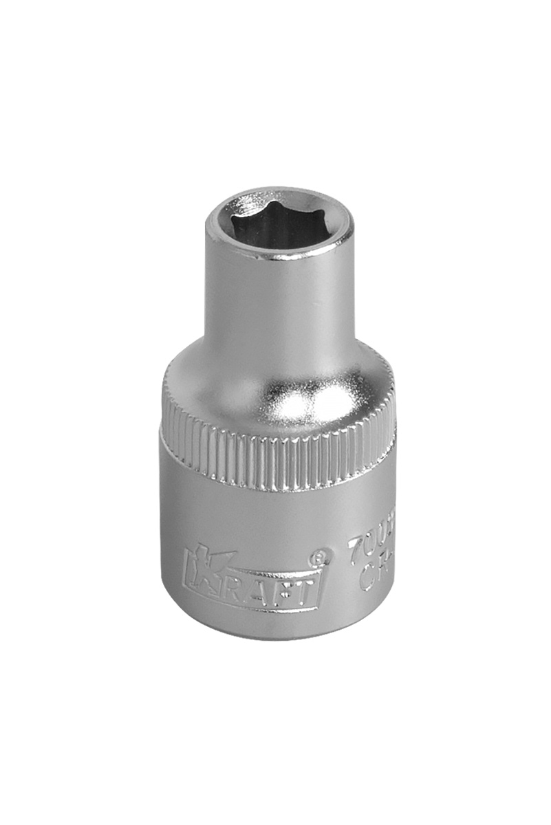 Головка торцевая стандартная шестигранная 1/2 8 мм Кraft 700322 - KRAFT KT 700322
