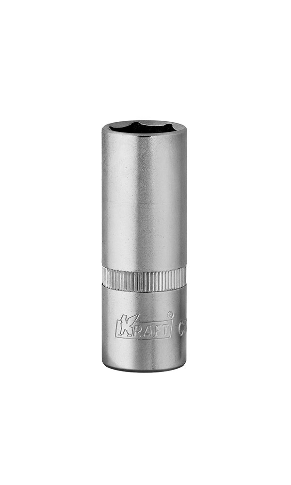 Головка свечная глубокая шестигранная 1/2 16 мм Кraft 700622 - KRAFT KT 700622