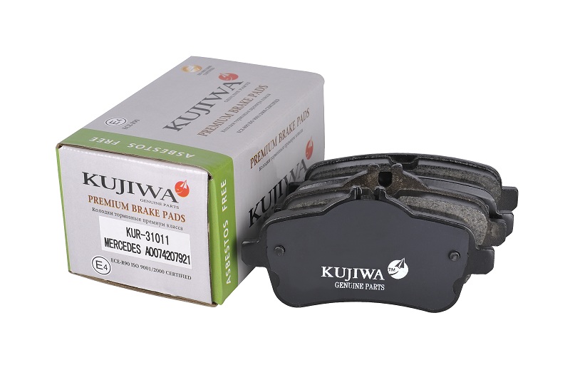 Колодки тормозные задние с пластинами kur31011 kujiwa a0064203320 mercedes benz - Kujiwa KUR31011