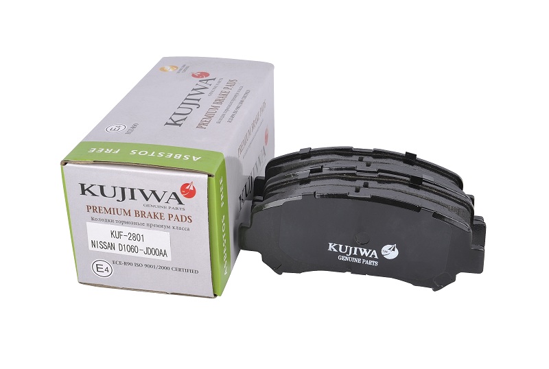 Колодки тормозные передние с пластинами kuf2801 kujiwa d1060jd00a nissan | перед | - Kujiwa KUF2801
