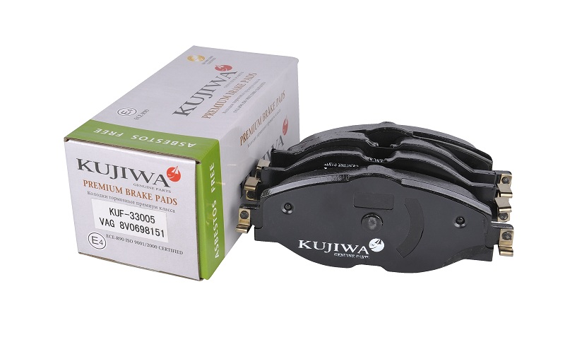 Колодки тормозные передние с пластинами kuf33005 kujiwa 8v0698151 VAG | перед | - Kujiwa KUF33005
