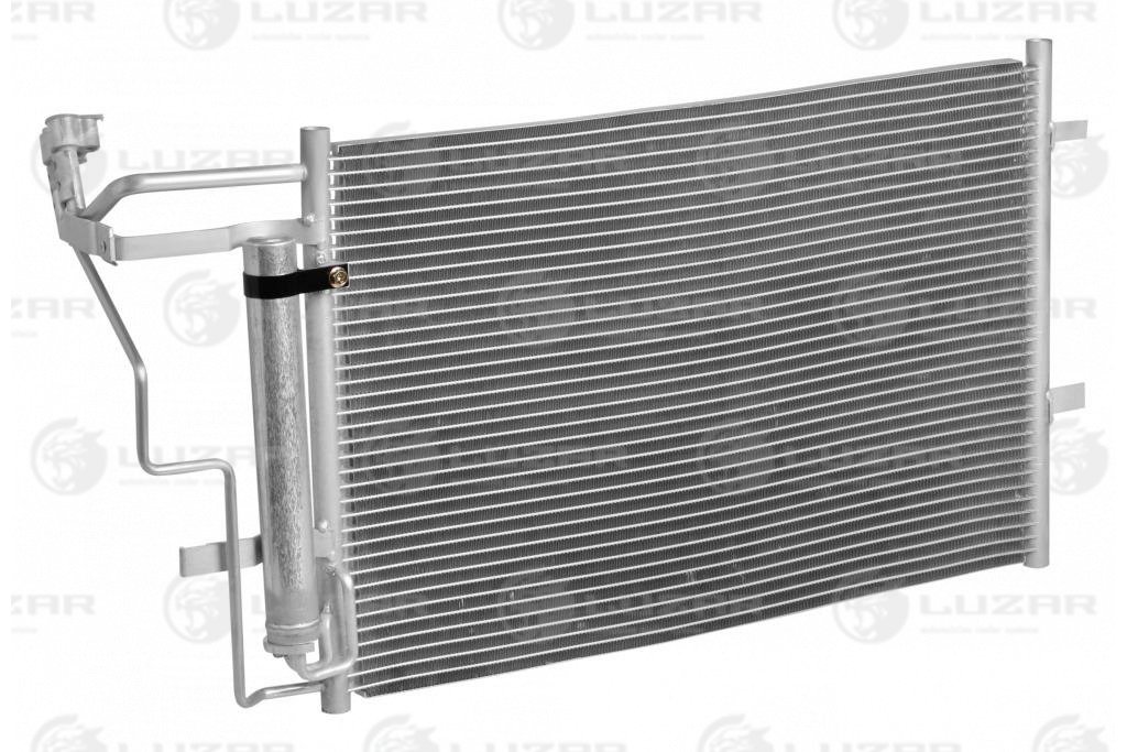 Радиатор кондиц. с ресивером для а/м Mazda 3 (bl) (09-) - Luzar LRAC 25Z6