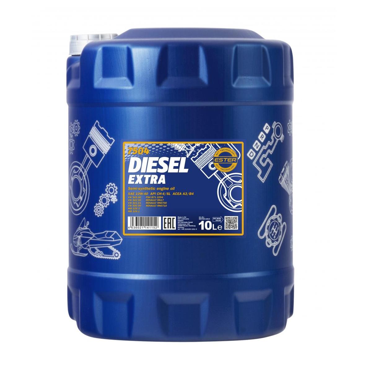 Diesel Extra 10w40 CH-4/SL 10л.