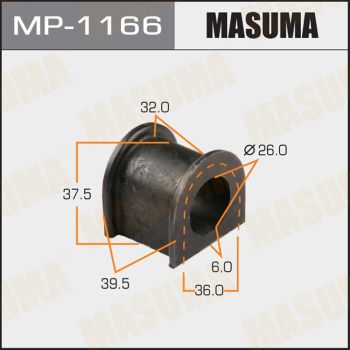 Втулка стабилизатора masuma /front/ crown/ gs151, jzs155 [уп.2] | перед | - Masuma MP1166