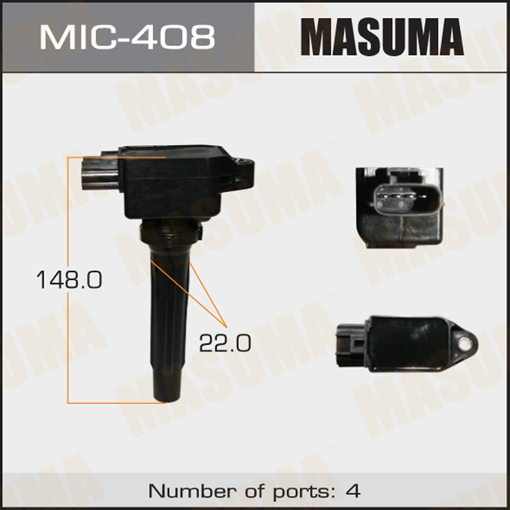 Катушка зажигания masuma, cx-5 11- - Masuma MIC408