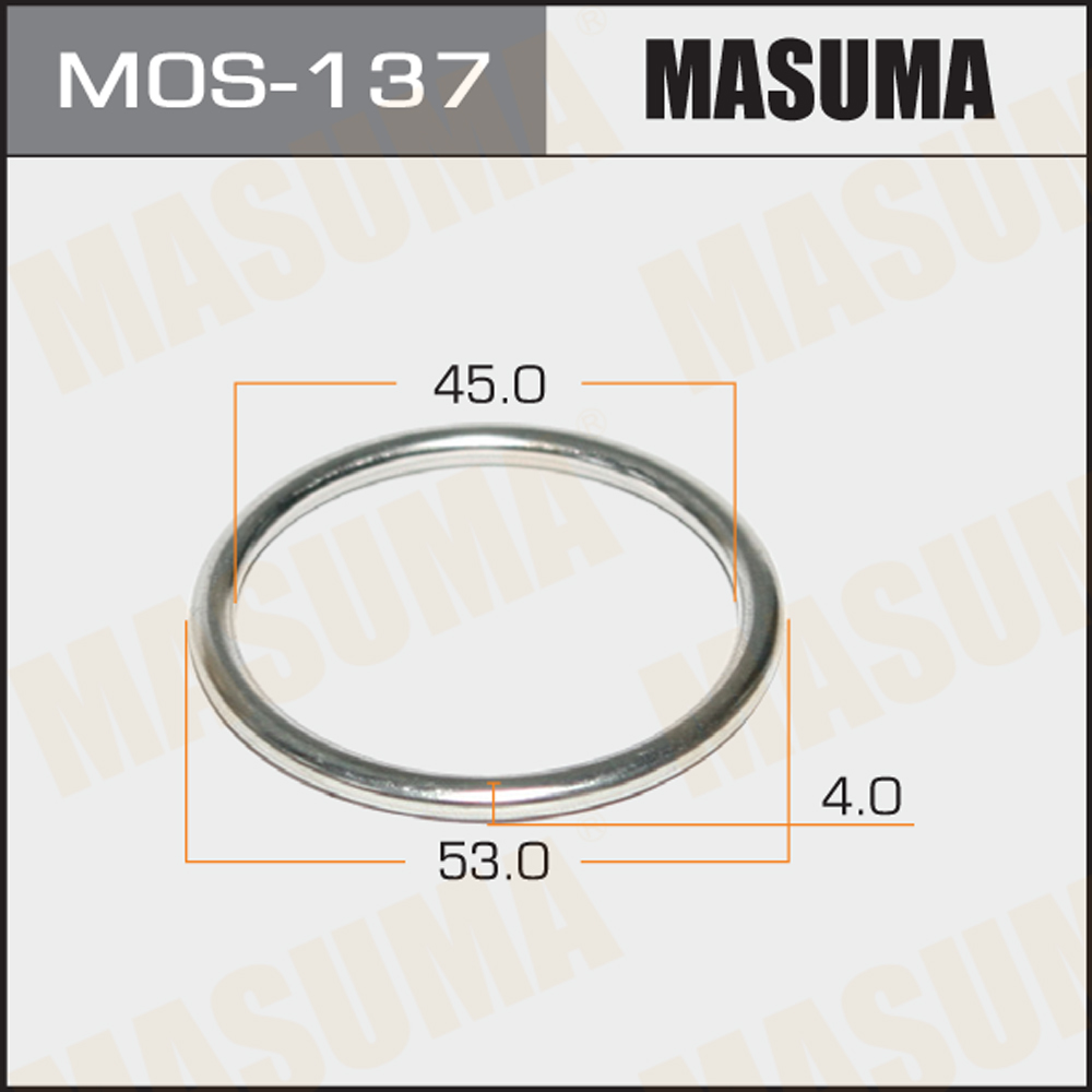 Кольцо глушителя металлическое 45.3 x 54.5 - Masuma MOS137