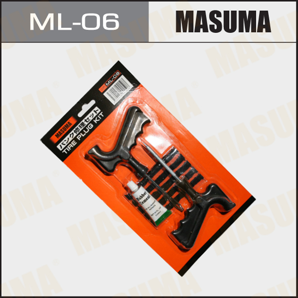 Ремкомплект Masuma ML-06 для бескамерных шин (с клеем) - Masuma ML06