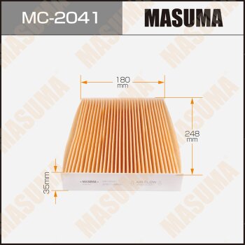 Салонный фильтр masuma (1/40) - Masuma MC2041