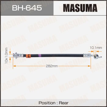 Шланг тормозной | зад | - Masuma BH645