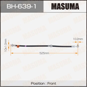 Шланг тормозной Masuma bh-639-1 /front/ murano Z51 RH | перед | - Masuma BH6391