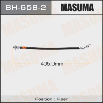 Шланг тормозной Masuma bh-658-2 /rear/ grand vitara 2008- LH | зад | - Masuma BH6582