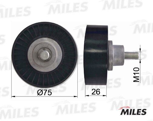 Ролик ремня приводного VAG 2.4-3.2 04- - Miles AG03091