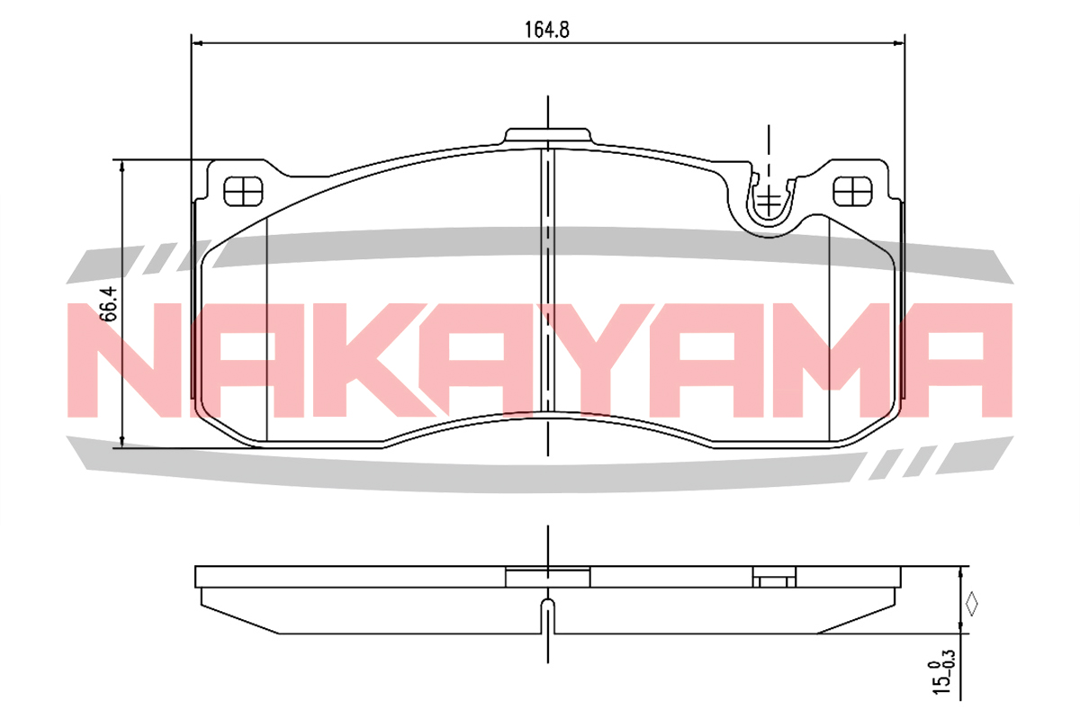 Колодки тормозные дисковые перед.. BMW 1 04 -, 3 - Nakayama HP8644NY