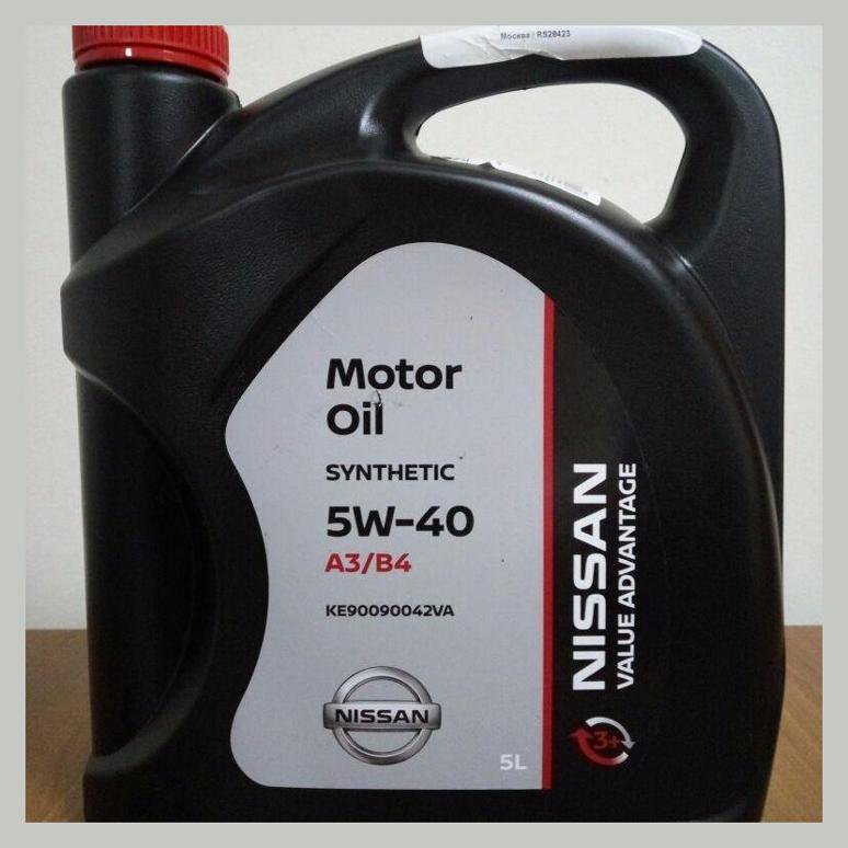 Масло моторное синтетическое Motor Oil 5w-40, 5л - Nissan KE900-90042-VA