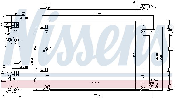 Конденсатор jeep Cherokee 2,0crd 13- - Nissens 940675