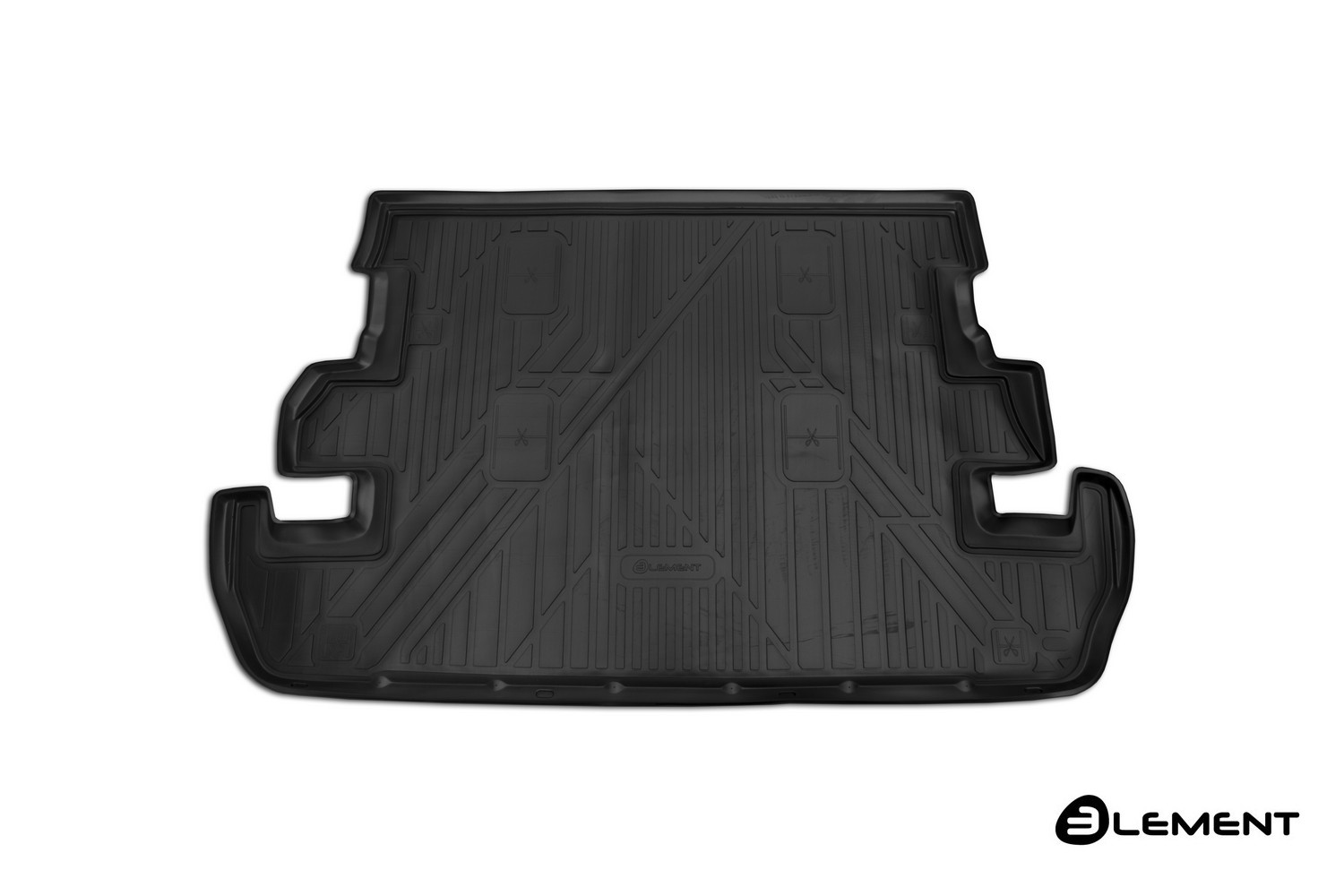 Коврик в багажник toyota lc200, 2012->, кросс., 7 мест, 1 шт. (полиуретан) - NOVLINE ELEMENT48124B13