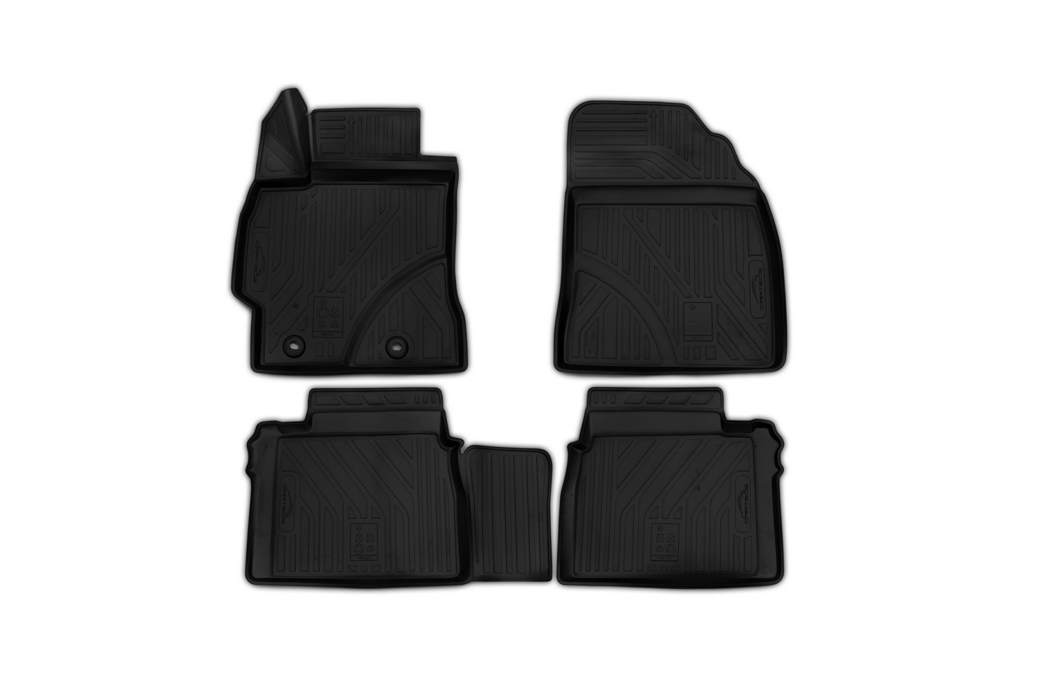 Коврики 3D в салон toyota Corolla, 2016->, 4 шт. (полиуретан) - NOVLINE CARTYT00023K