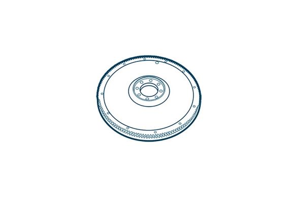 Маховик R6 127 D430mm - OE GERMANY 050330120001