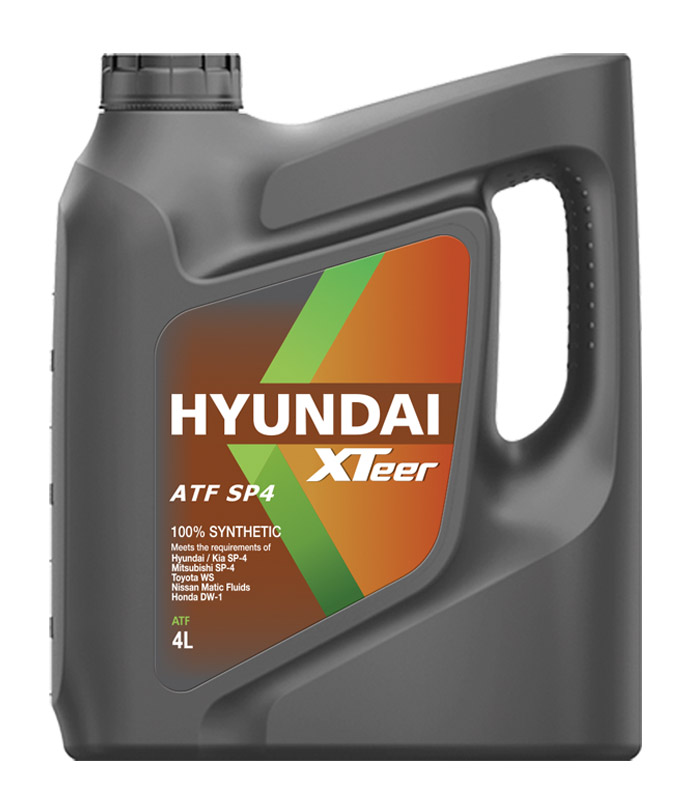 Масло трансмиссионное синтетическое для акпп ATF SP4 4л - HYUNDAI XTeer 1041017
