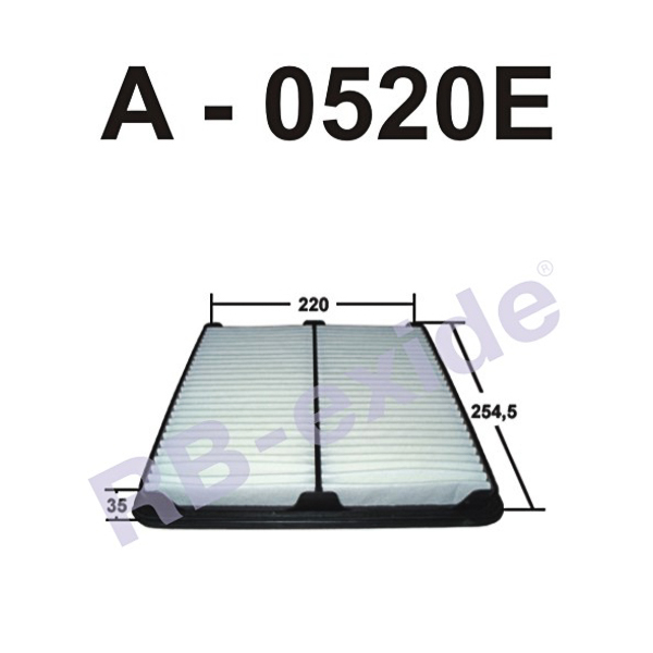 A-0520e 96351225 (фильтр воздушный) - Rb-exide A0520E