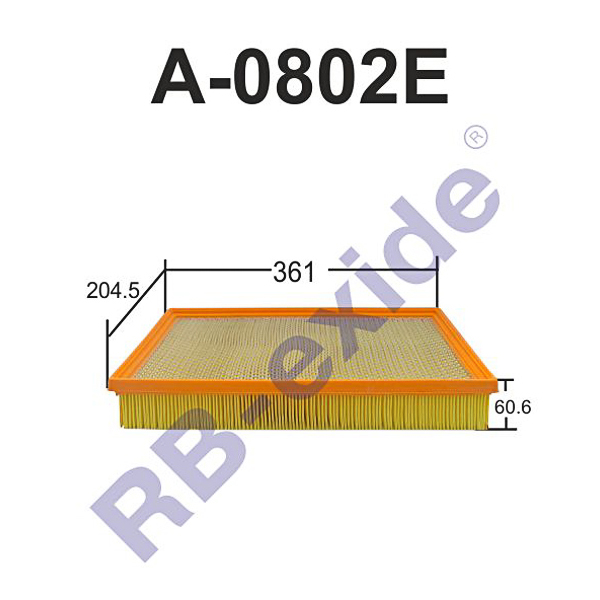 A-0802e 23190-08040 (фильтр воздушный) - Rb-exide A0802E