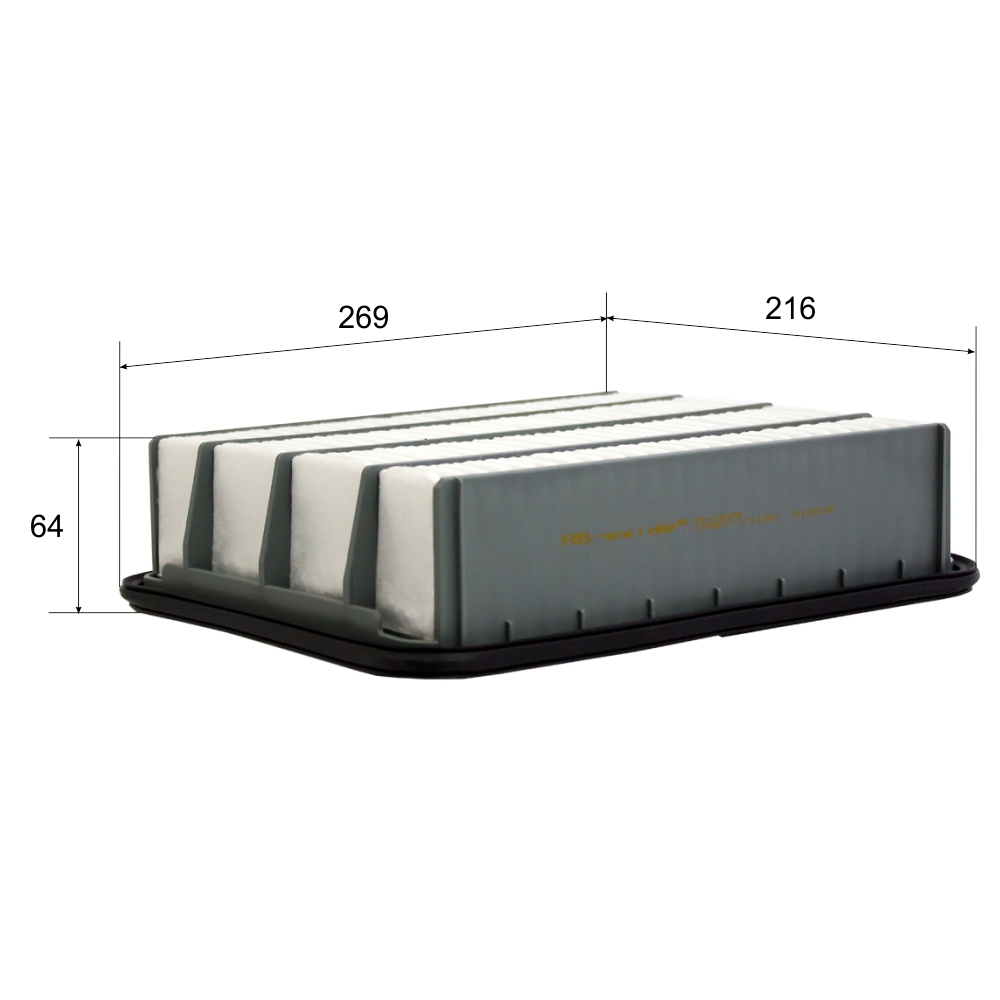 A-1038 17801-11130 (фильтр воздушный) - Rb-exide A1038