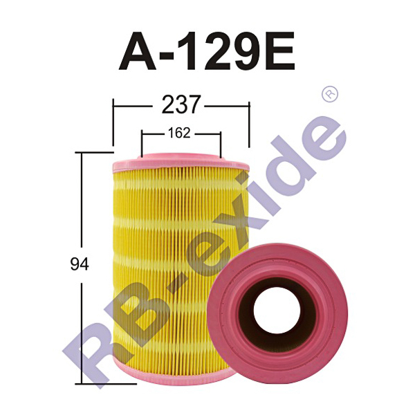 A-129e c17201/3 (6 шт) (фильтр воздушный) - Rb-exide A129E