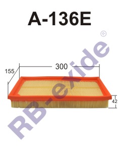 A-136e c3083 (фильтр воздушный) - Rb-exide A136E