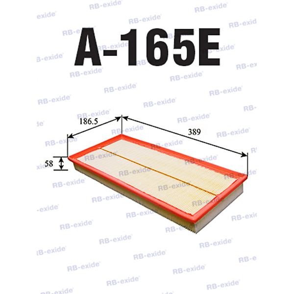 A-165e 7L0 129 620 (фильтр воздушный) - Rb-exide A165E