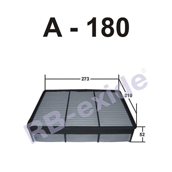 Фильтр воздушный - Rb-exide A180