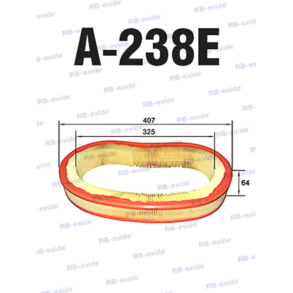 A-238e c41123 (фильтр воздушный) - Rb-exide A238E