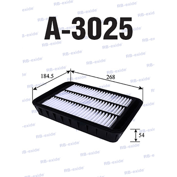 A-3025 1500a023 (фильтр воздушный) - Rb-exide A3025