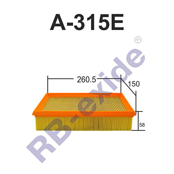 A-315e c2788 (фильтр воздушный) - Rb-exide A315E