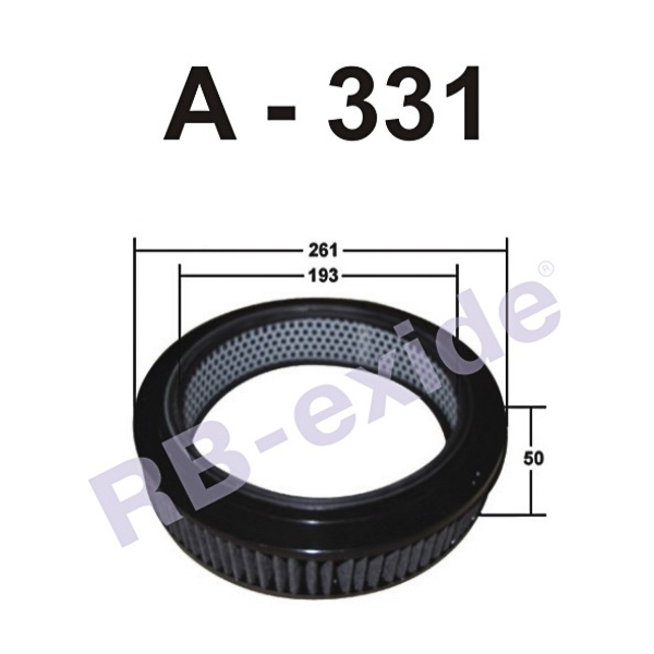 A-331 md603800 (фильтр воздушный) - Rb-exide A331