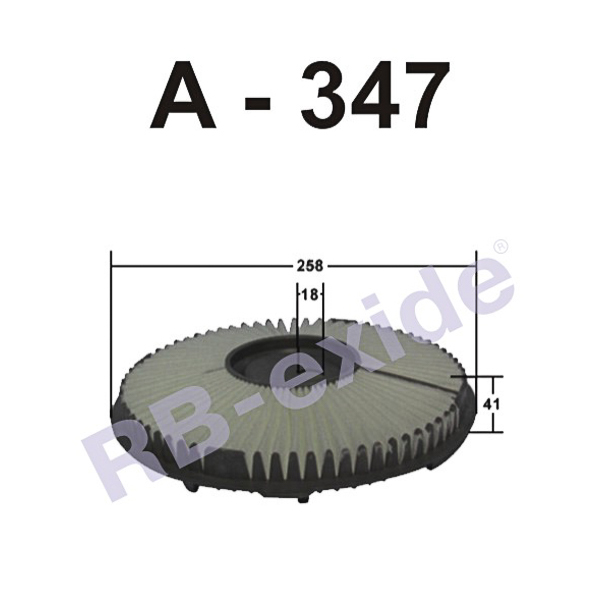 A-347 md620508 (фильтр воздушный) - Rb-exide A347