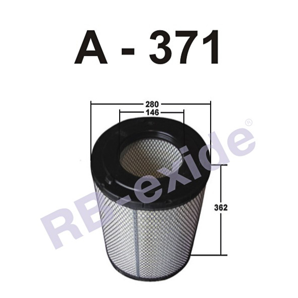 A-371 me121023 (фильтр воздушный) - Rb-exide A371
