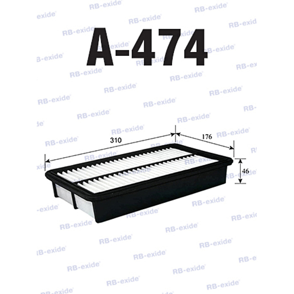 A-474 aj57-13-z40 (фильтр воздушный) - Rb-exide A474