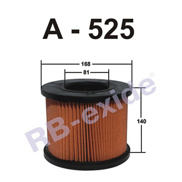 A-525 8-97178-609-0 (фильтр воздушный) - Rb-exide A525