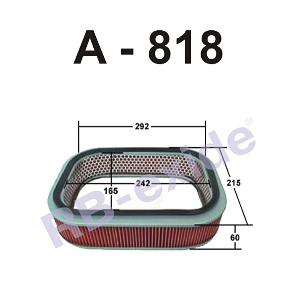 A-818 17220-pc6-000 (фильтр воздушный) - Rb-exide A818