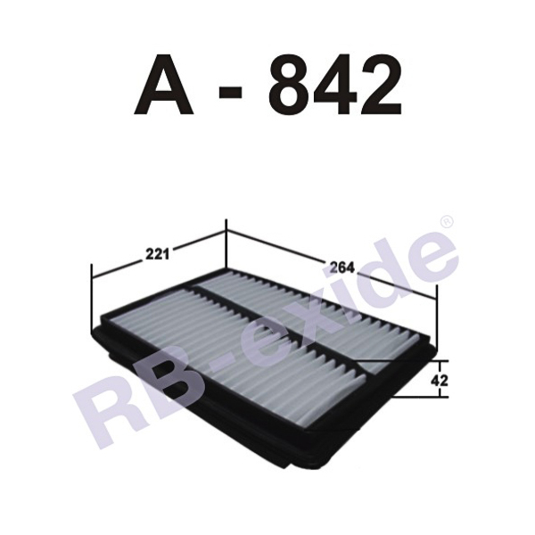 A-842 17220-py3-000 (фильтр воздушный) - Rb-exide A842