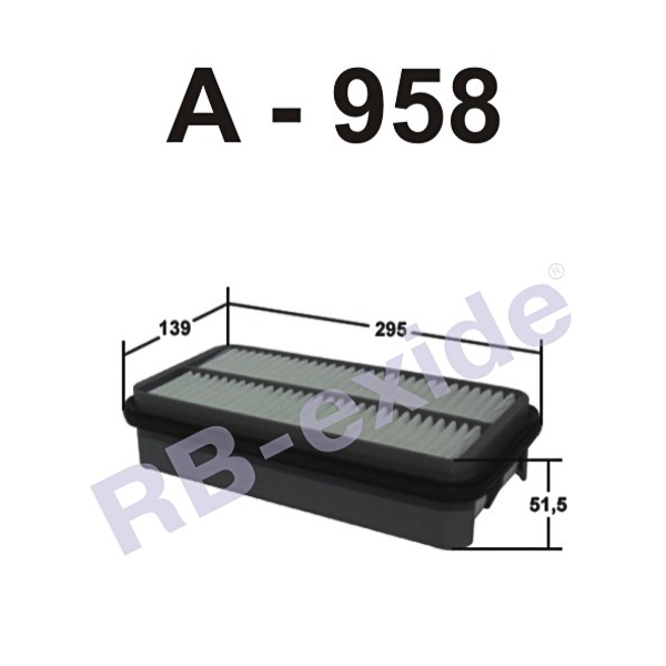 Фильтр воздушный - Rb-exide A958