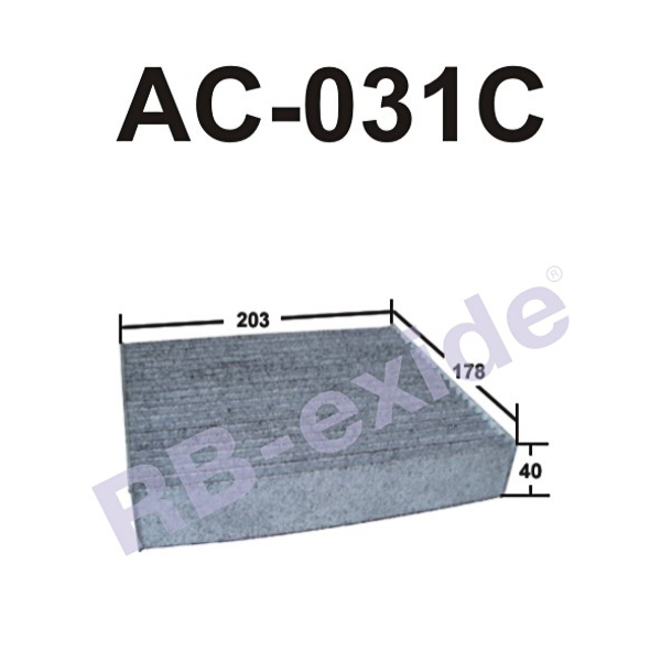 Ac-031c mr958017 (фильтр салонный) - Rb-exide AC031C