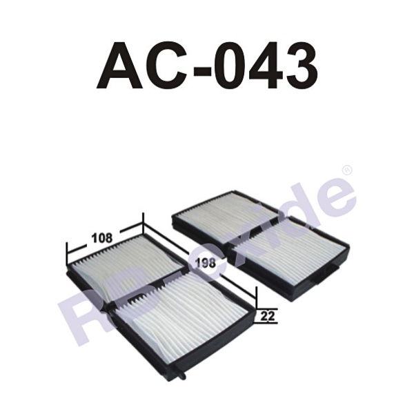 AC-043 GE6T-61-J6X (фильтр салонный)