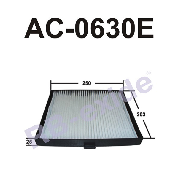 Ac-0630e 97133-2d200 (фильтр салонный) - Rb-exide AC0630E